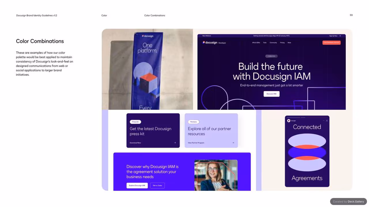 Docusign Brand Identity Guidelines 2024, slide 33