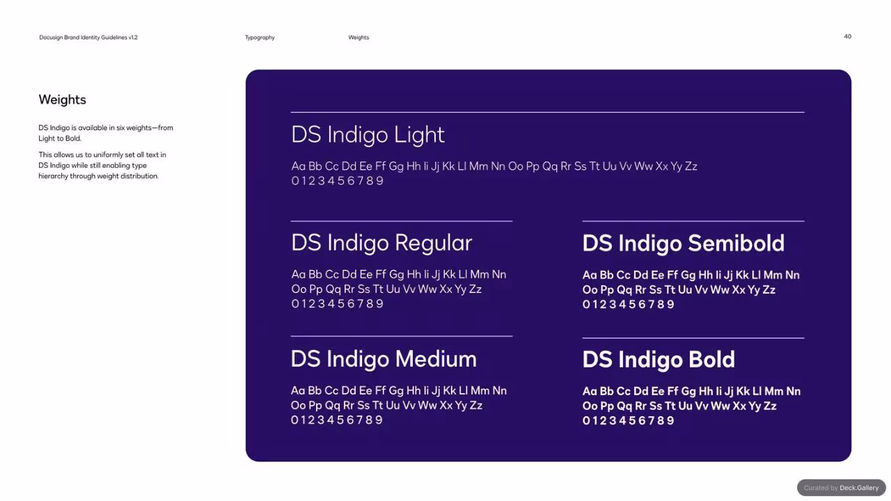 Docusign Brand Identity Guidelines 2024, slide 40