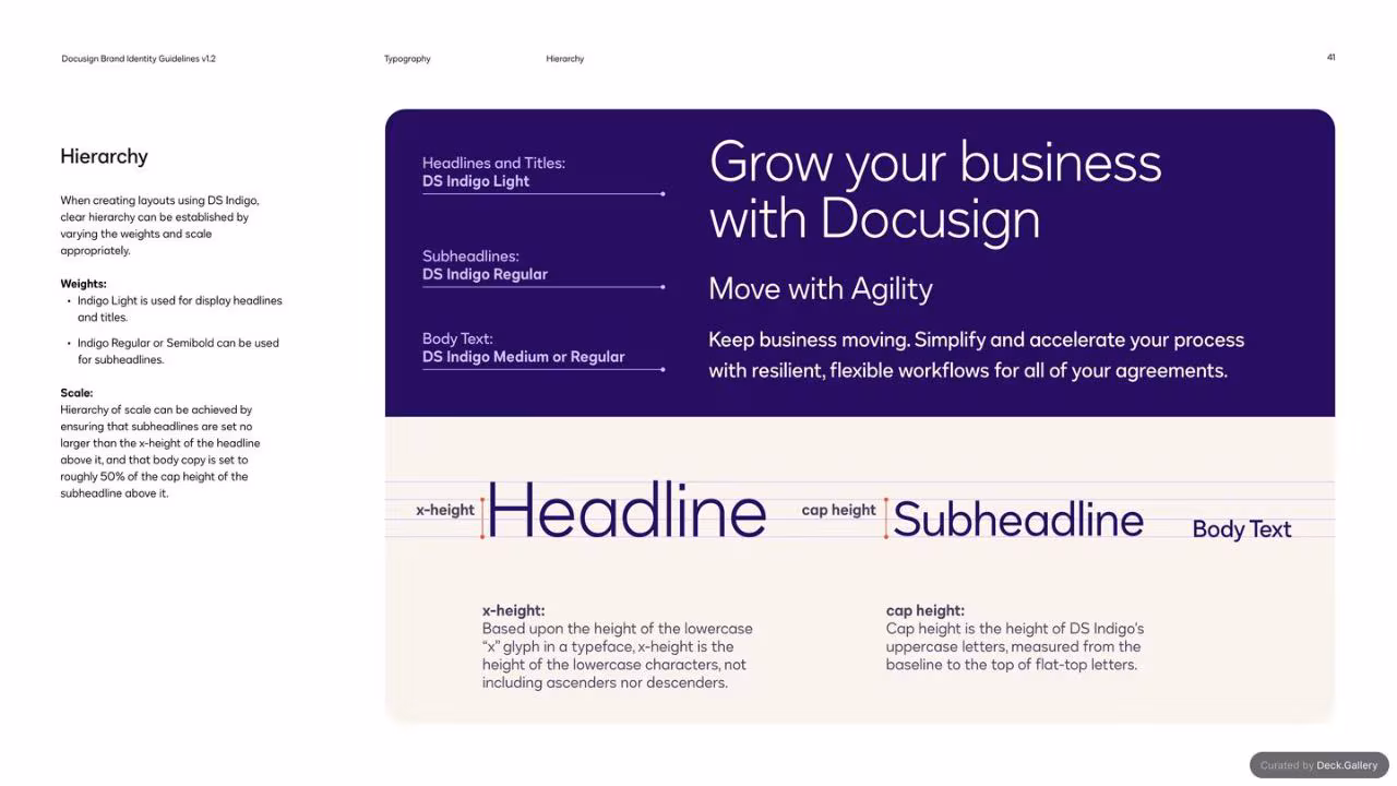 Docusign Brand Identity Guidelines 2024, slide 41
