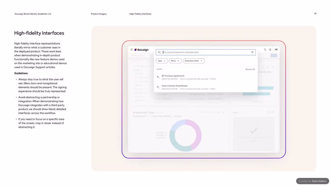 Docusign Brand Identity Guidelines 2024, slide 61