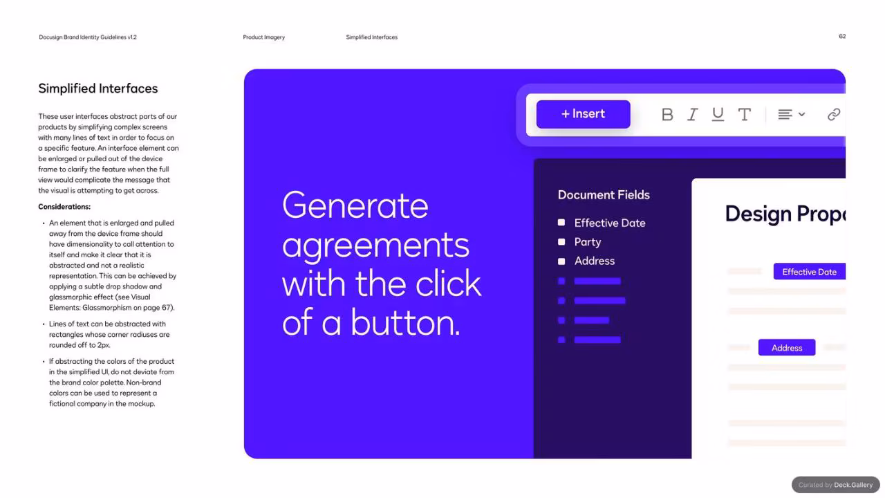 Docusign Brand Identity Guidelines 2024, slide 62