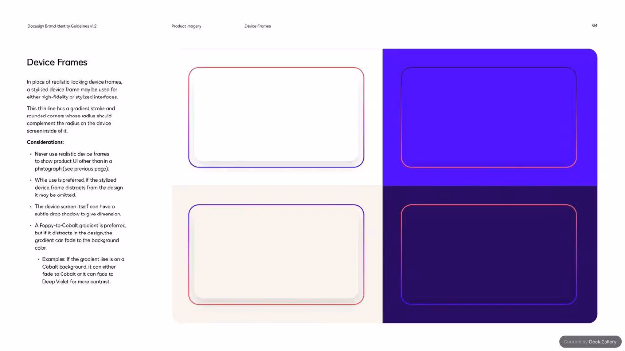 Docusign Brand Identity Guidelines 2024, slide 64