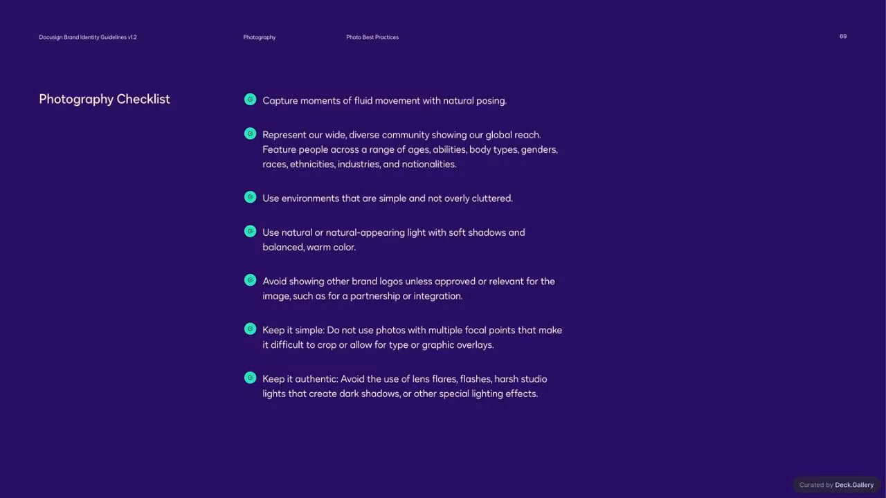 Docusign Brand Identity Guidelines 2024, slide 69