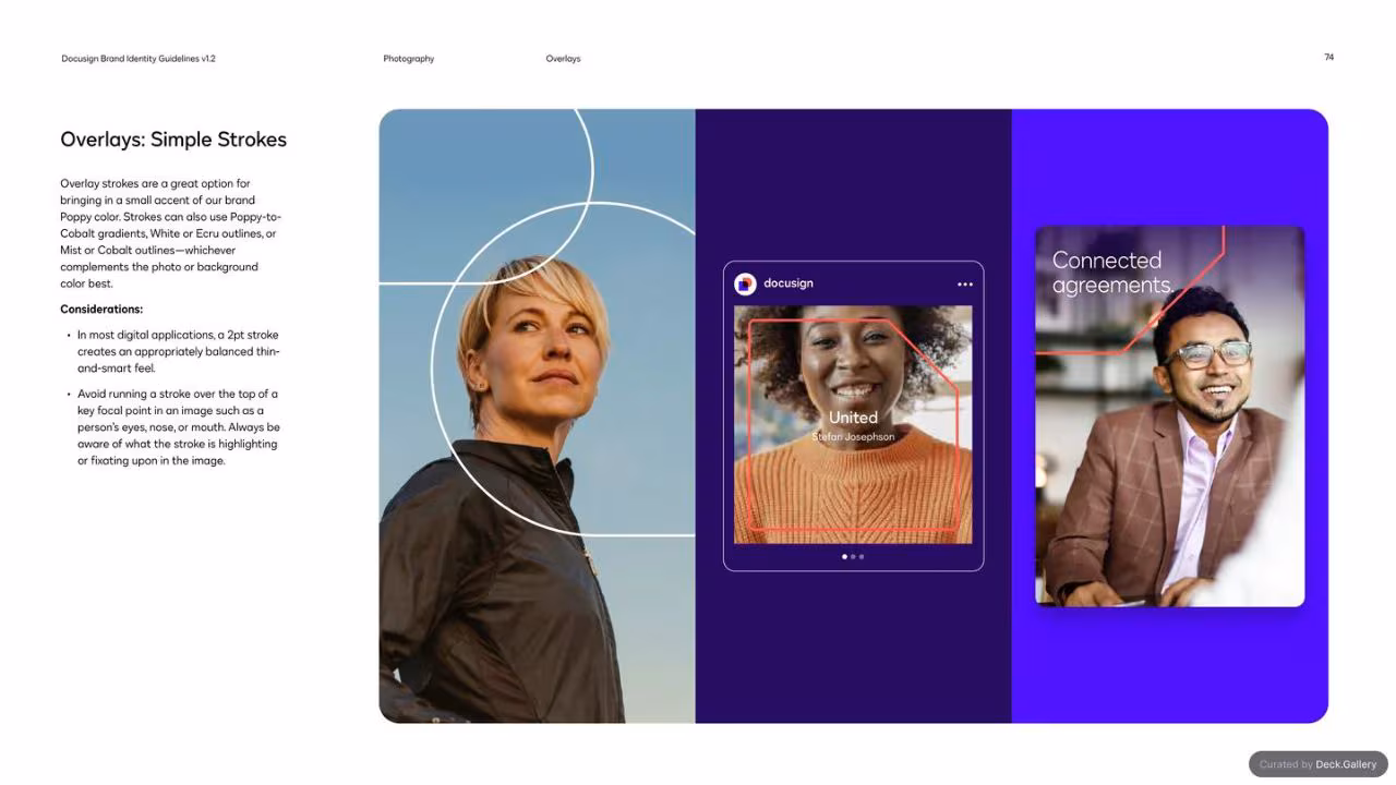 Docusign Brand Identity Guidelines 2024, slide 74