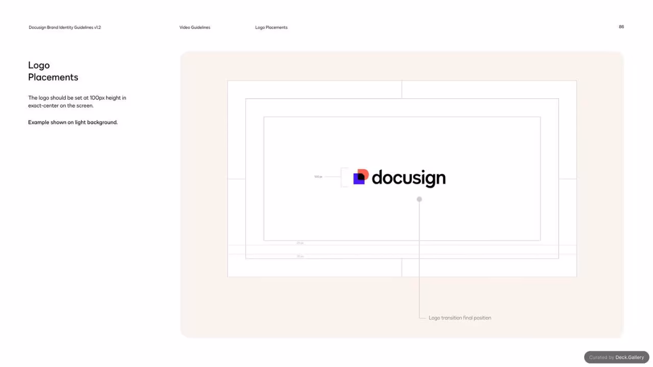 Docusign Brand Identity Guidelines 2024, slide 86