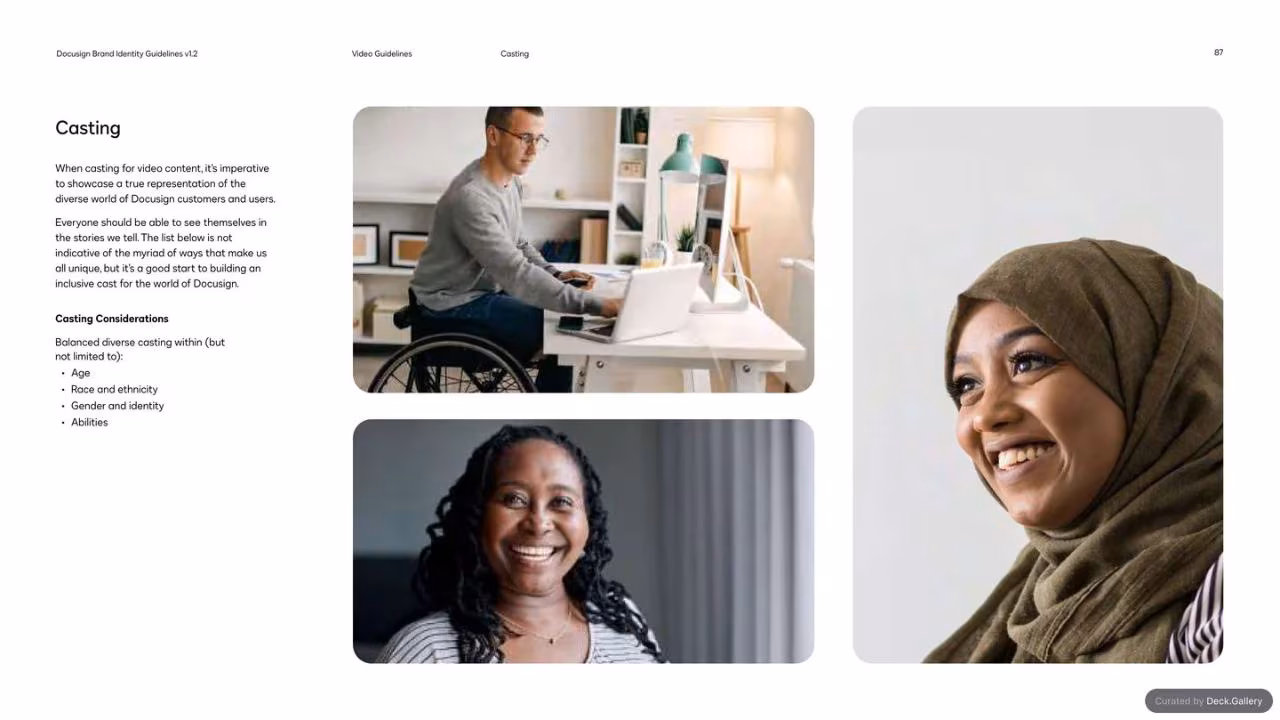 Docusign Brand Identity Guidelines 2024, slide 87