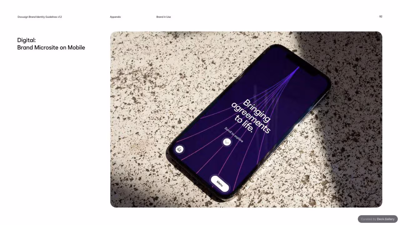 Docusign Brand Identity Guidelines 2024, slide 92