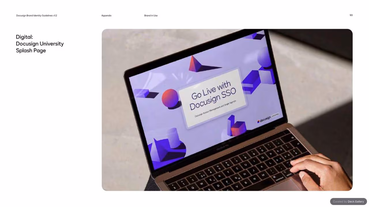 Docusign Brand Identity Guidelines 2024, slide 93