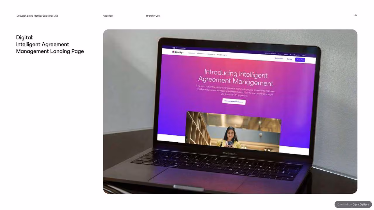 Docusign Brand Identity Guidelines 2024, slide 94