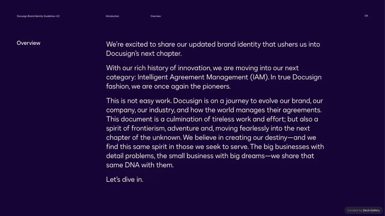 DocuSign Brand Identity Guidelines 2024, slide 4