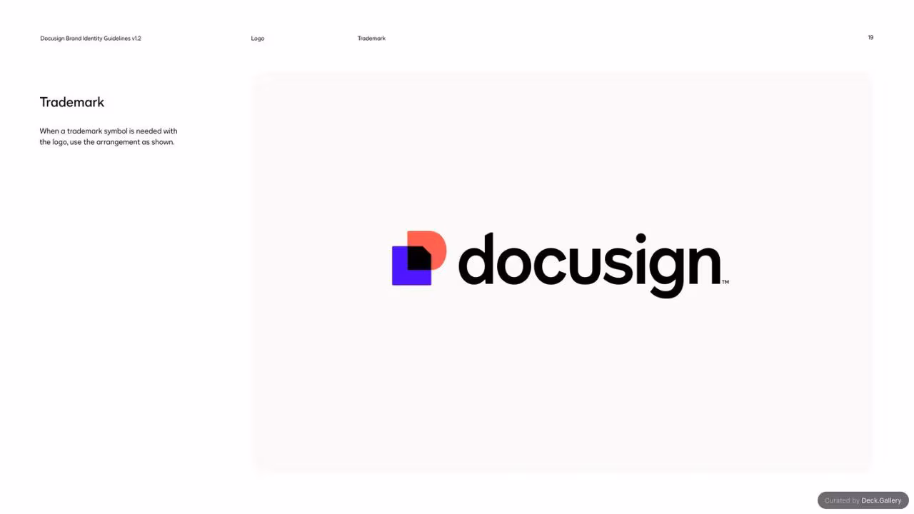 DocuSign Brand Identity Guidelines 2024, slide 19