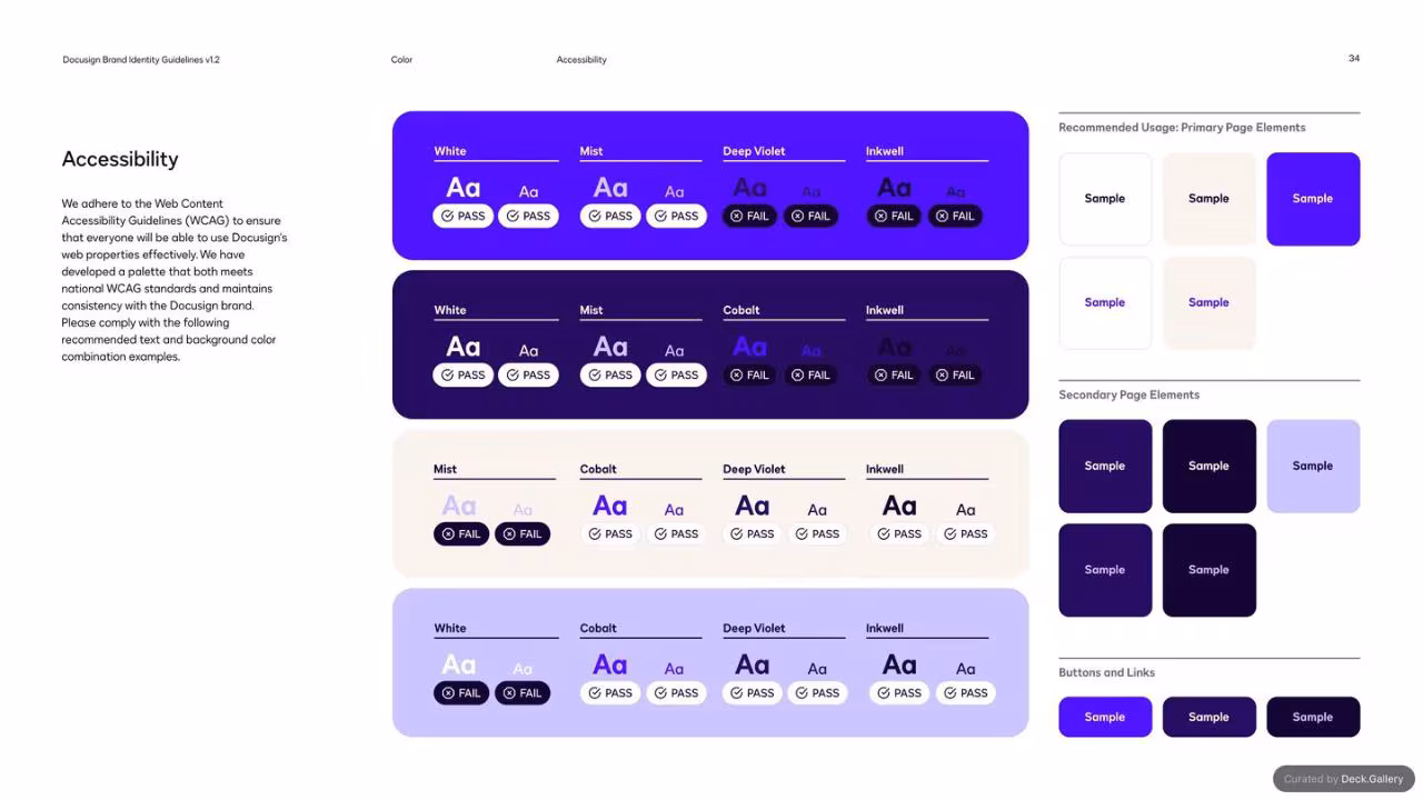 DocuSign Brand Identity Guidelines 2024, slide 34