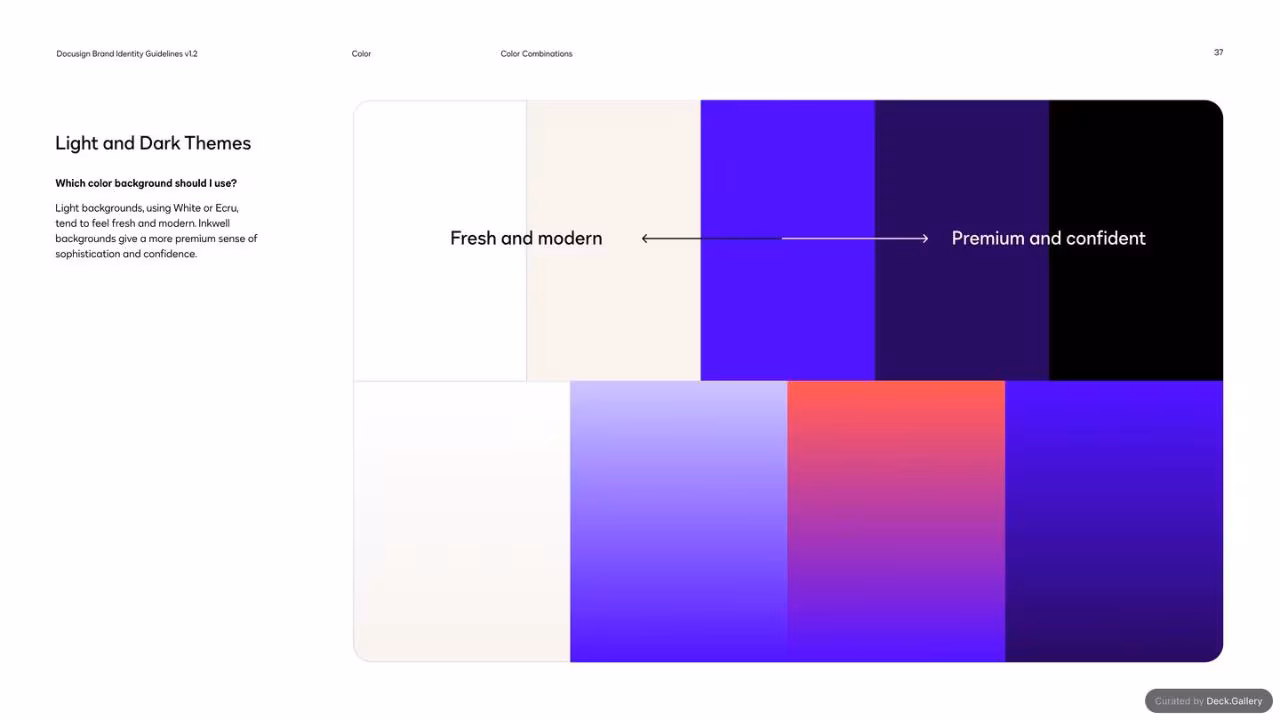 DocuSign Brand Identity Guidelines 2024, slide 37