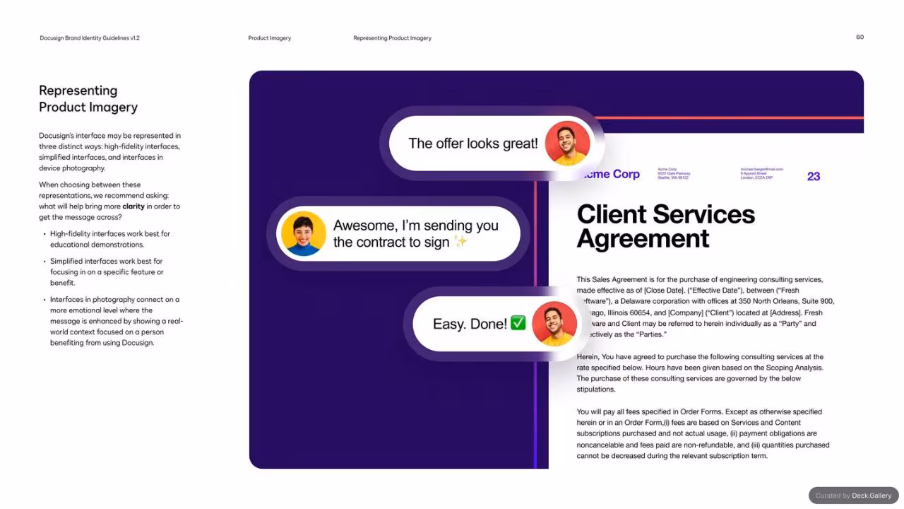 DocuSign Brand Identity Guidelines 2024, slide 60