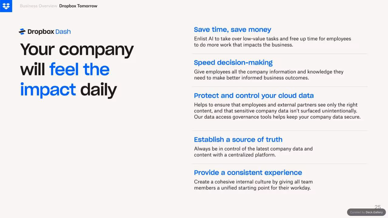 Dropbox Q3 2024 Financial Results, slide 25