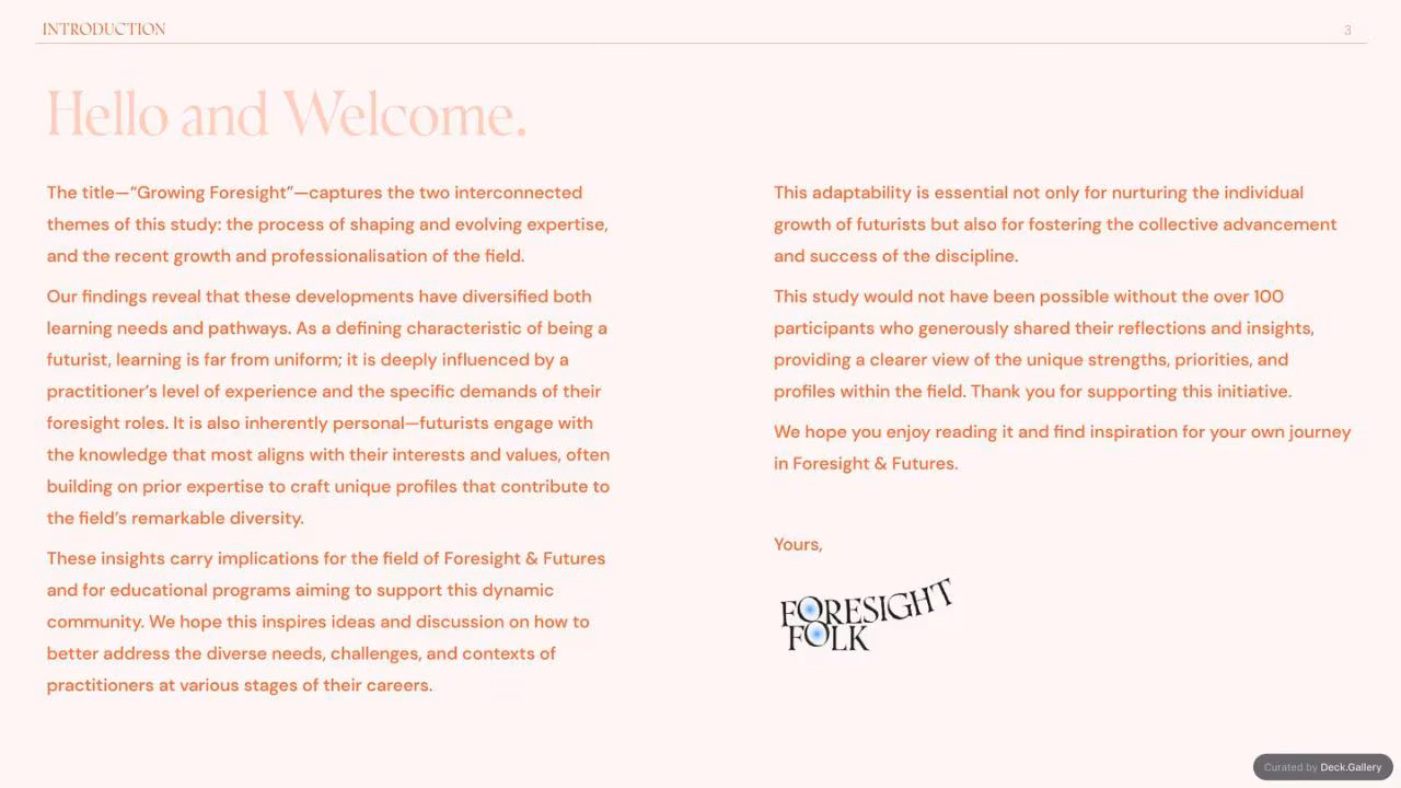 Foresight Folk: Growing Foresight 2024, slide 3