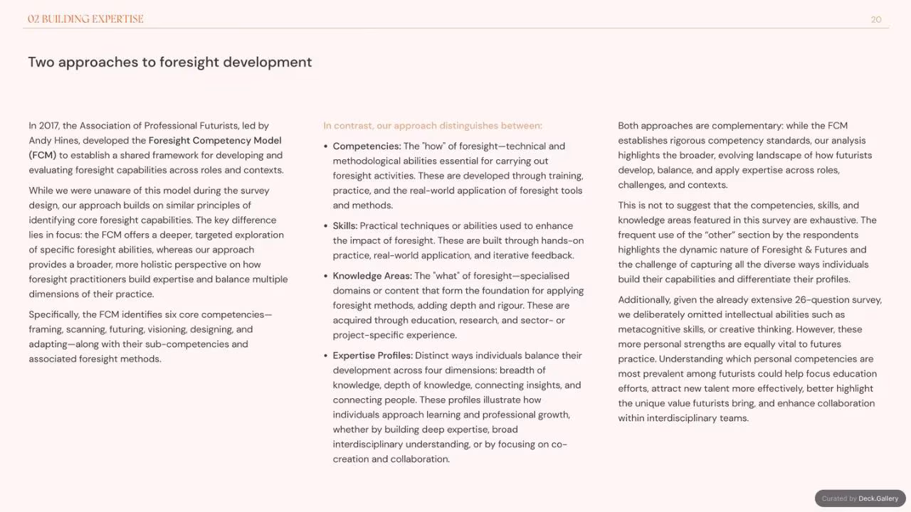 Foresight Folk: Growing Foresight 2024, slide 20