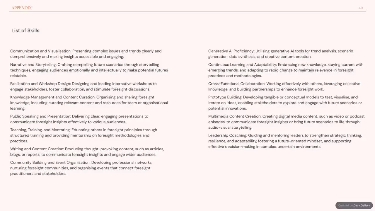 Foresight Folk: Growing Foresight 2024, slide 49