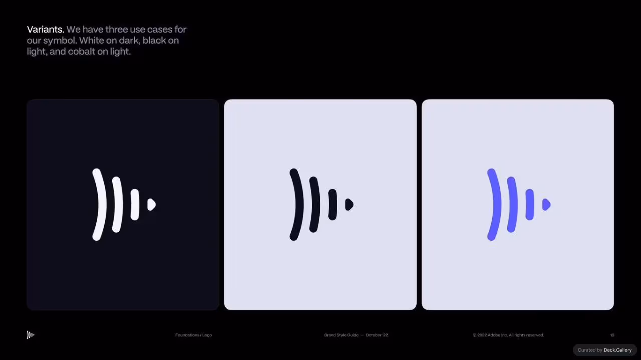 Frame.io Brand Style Guide 2023, slide 9
