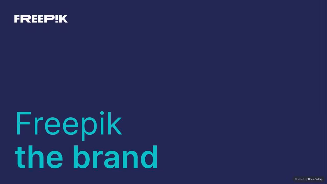 Freepik Brand Guidelines 2023, slide 11