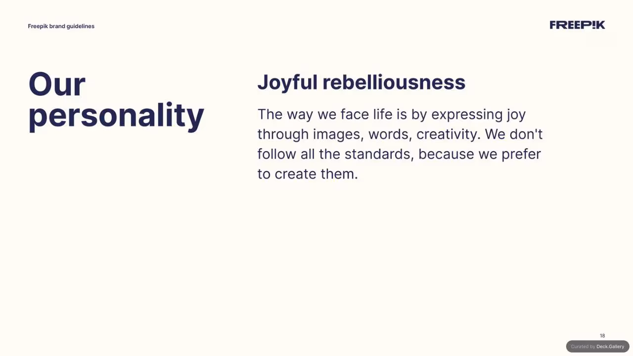 Freepik Brand Guidelines 2023, slide 18