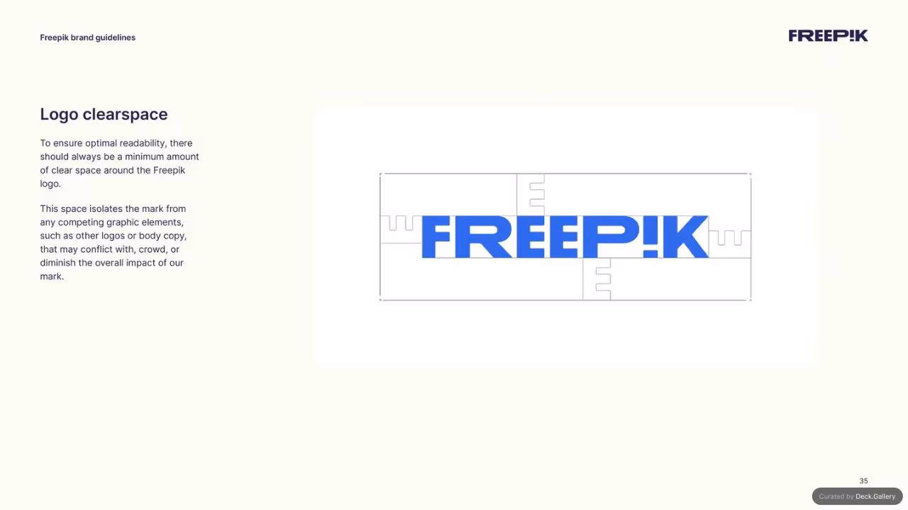 Freepik Brand Guidelines 2023, slide 35