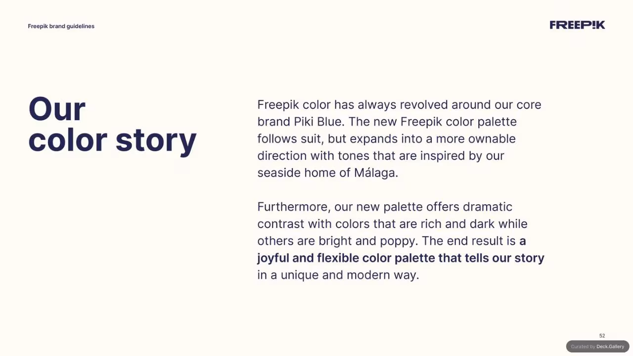 Freepik Brand Guidelines 2023, slide 52