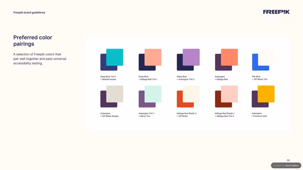 Freepik Brand Guidelines 2023, slide 58