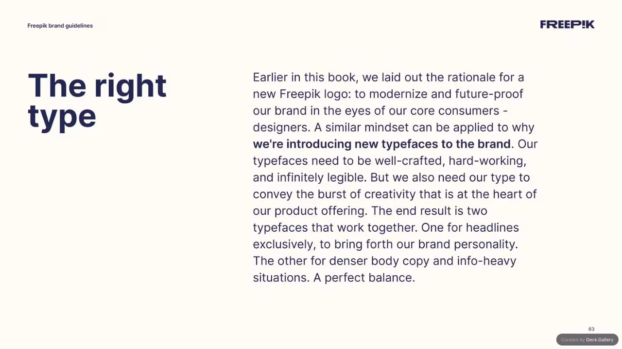 Freepik Brand Guidelines 2023, slide 63
