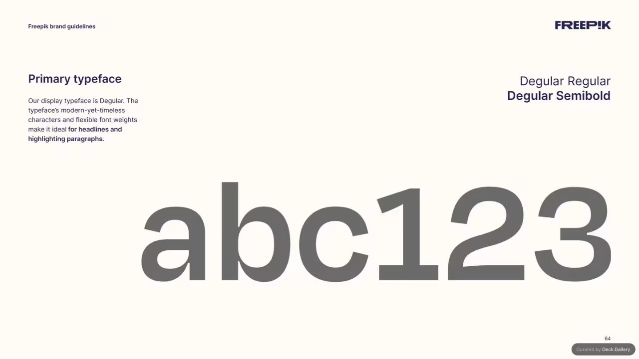 Freepik Brand Guidelines 2023, slide 64