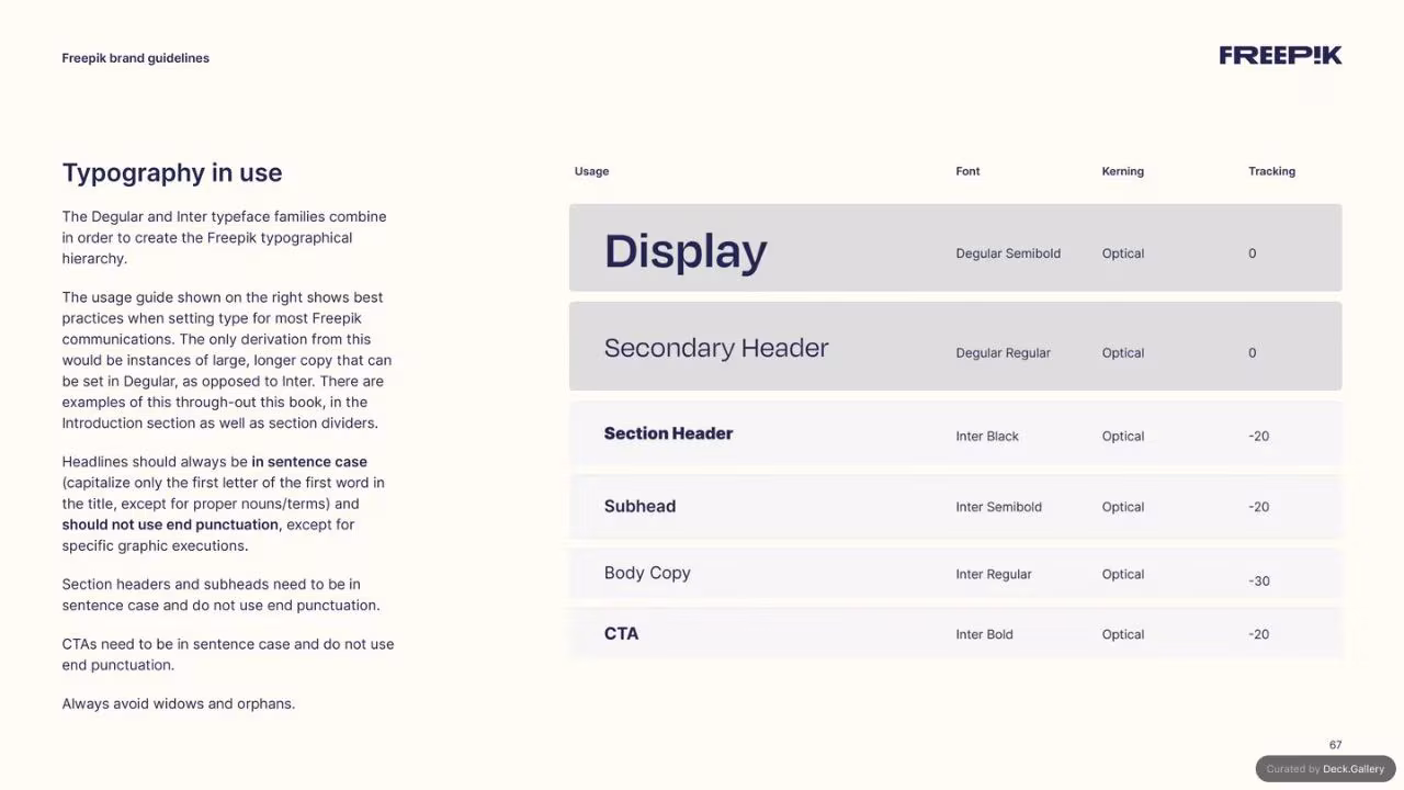 Freepik Brand Guidelines 2023, slide 67