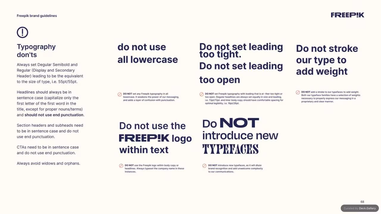 Freepik Brand Guidelines 2023, slide 68