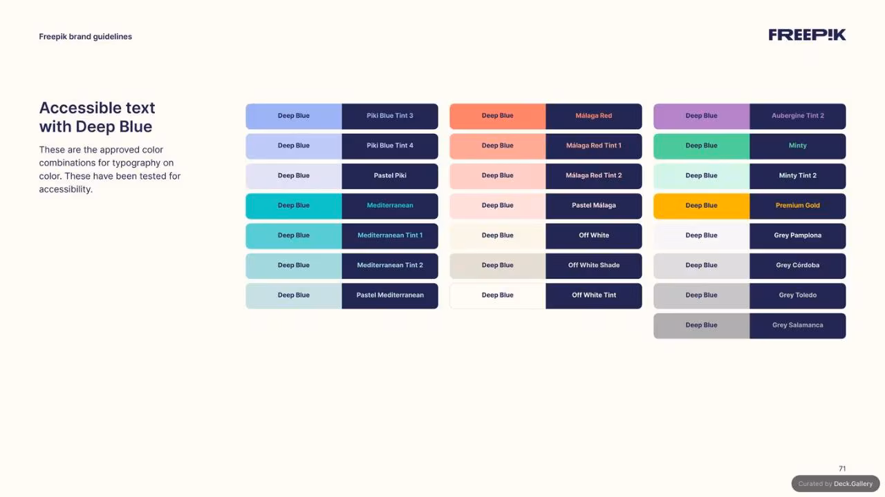Freepik Brand Guidelines 2023, slide 71