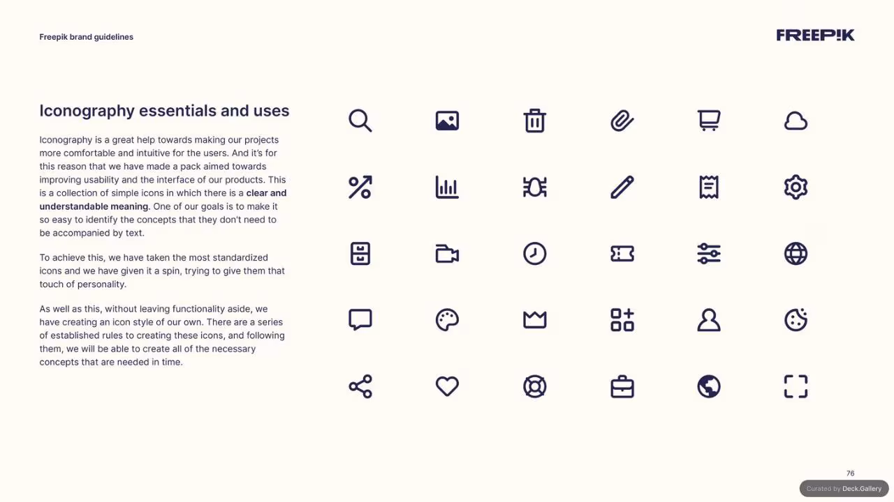 Freepik Brand Guidelines 2023, slide 76