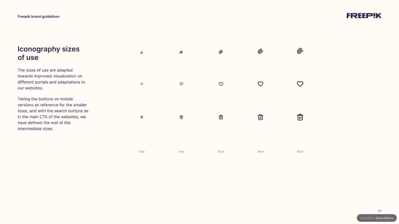 Freepik Brand Guidelines 2023, slide 77