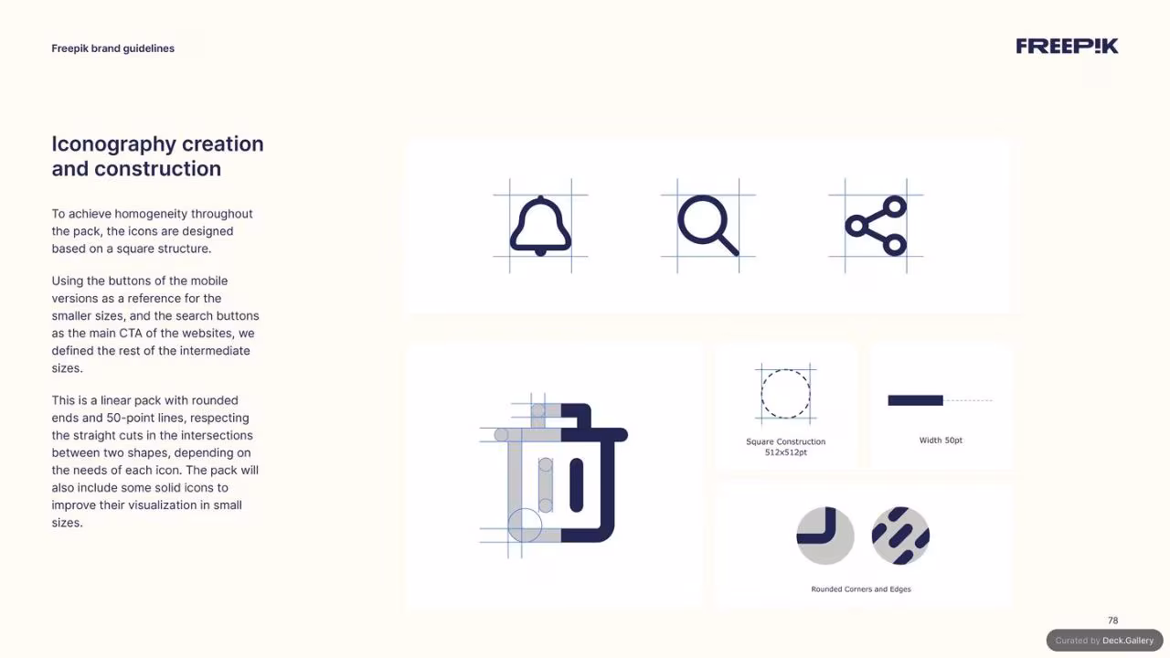 Freepik Brand Guidelines 2023, slide 78