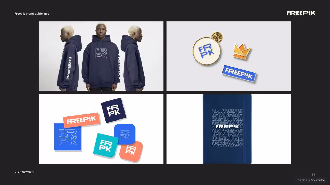 Freepik Brand Guidelines 2023, slide 88