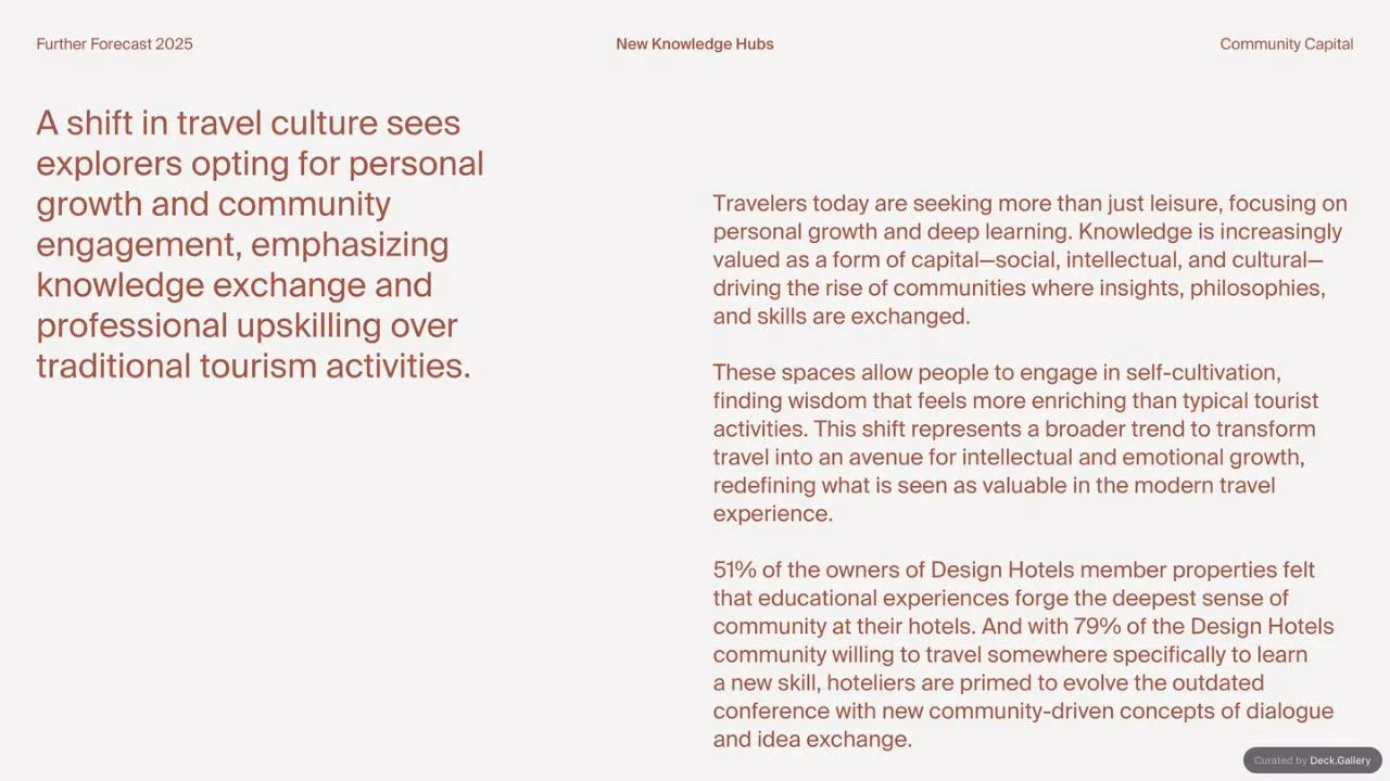Design Hotels Further Forecast 2025, slide 24