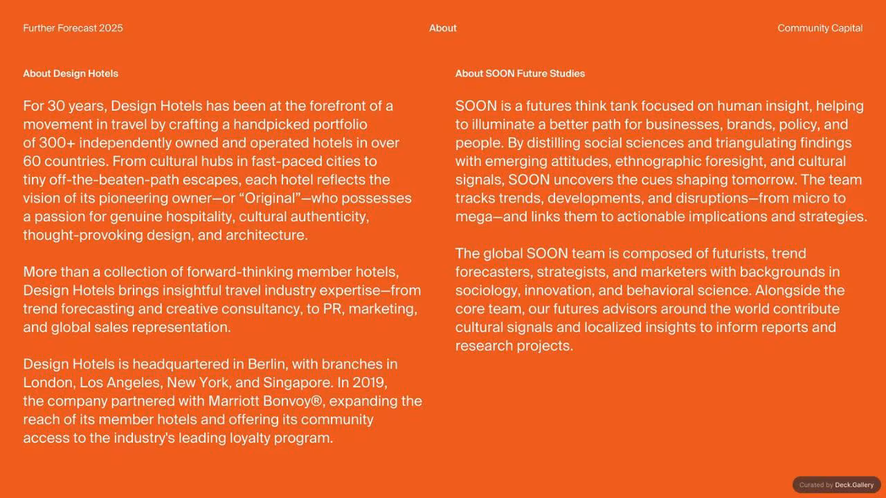 Design Hotels Further Forecast 2025, slide 49