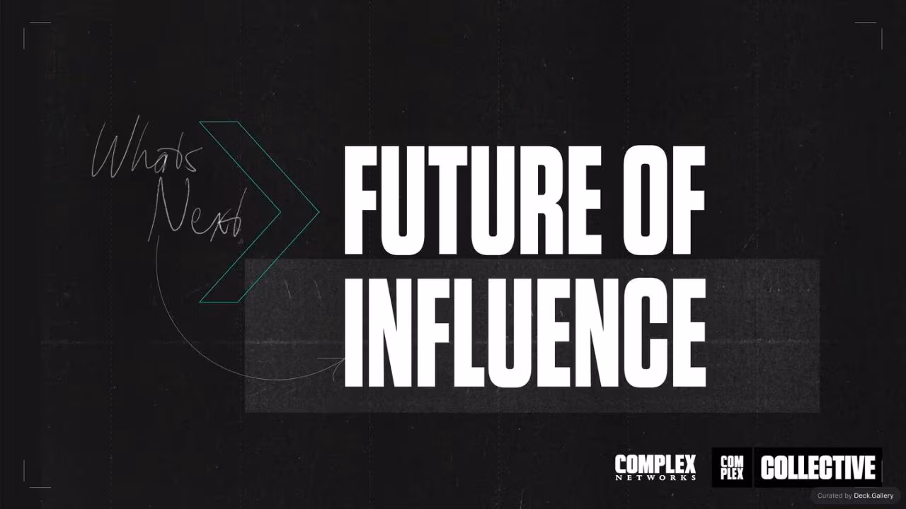 Future of Influence by Complex Networks