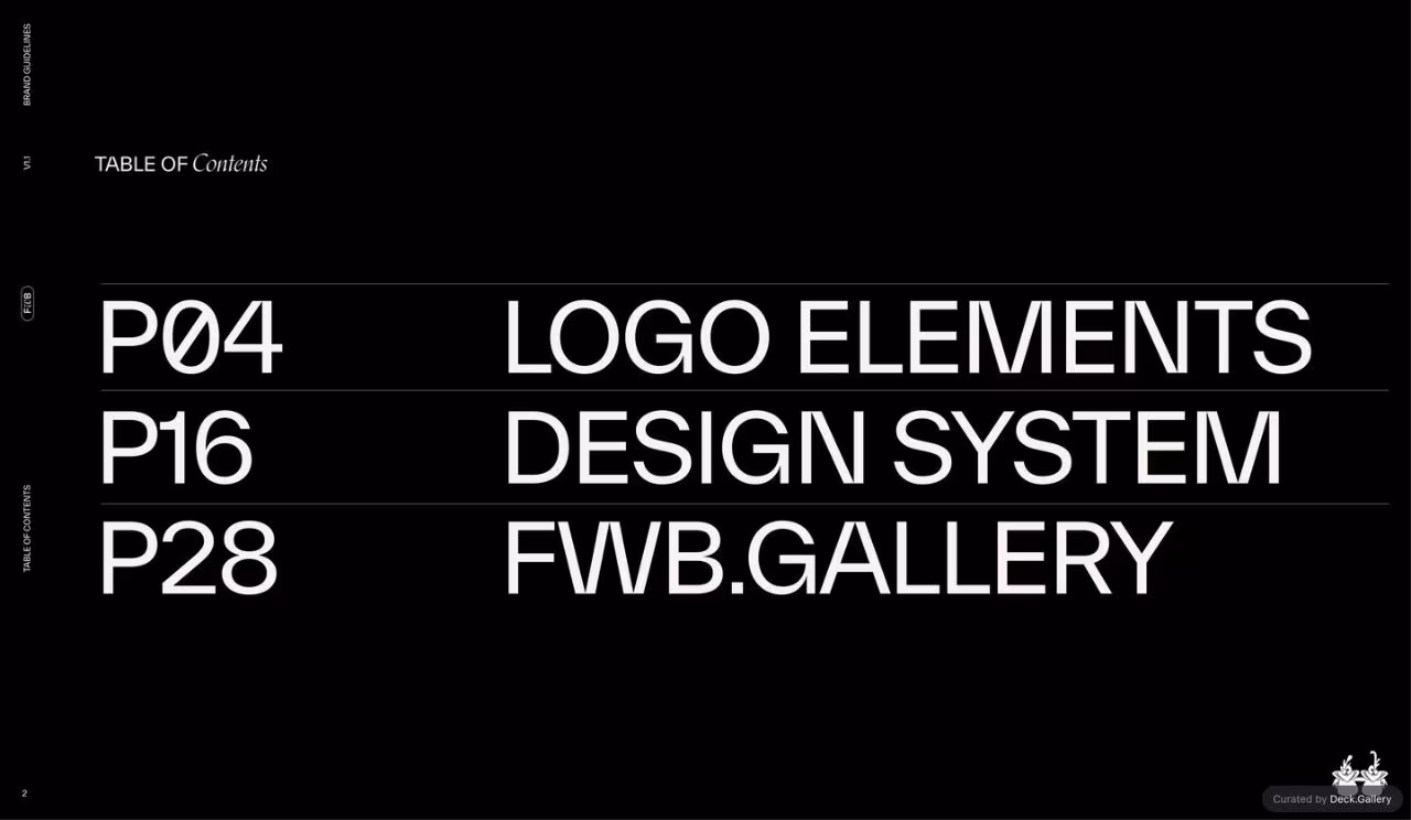 FWB Brand Guidelines, slide 2
