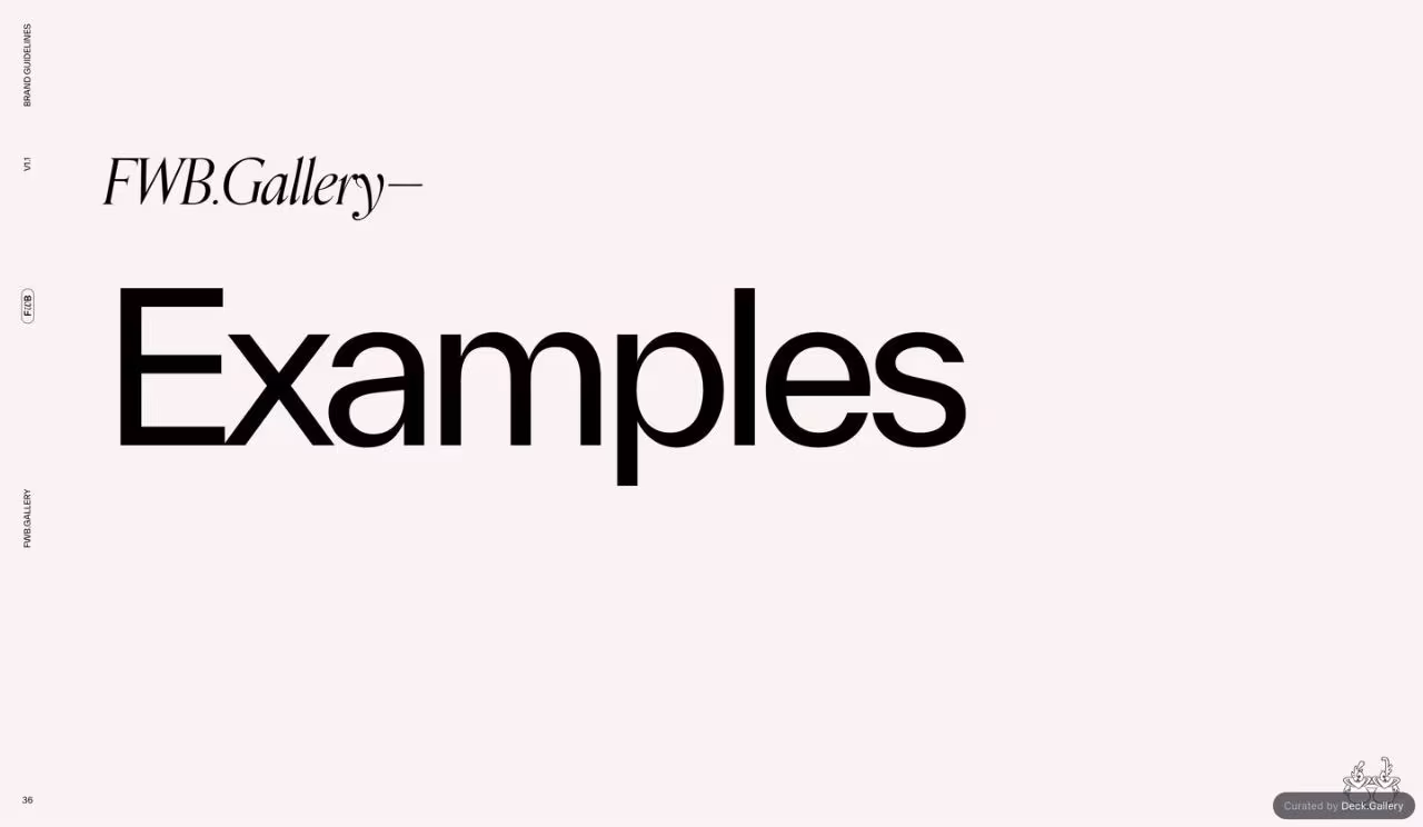 FWB Brand Guidelines, slide 35