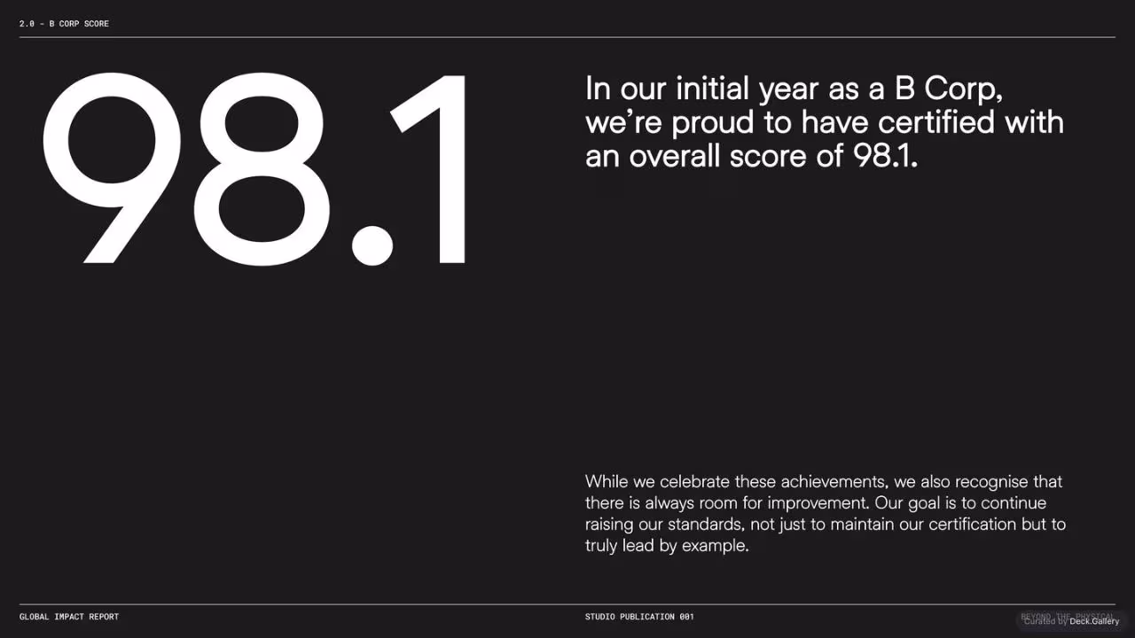 Geist*Studio Impact Report 2024, slide 12