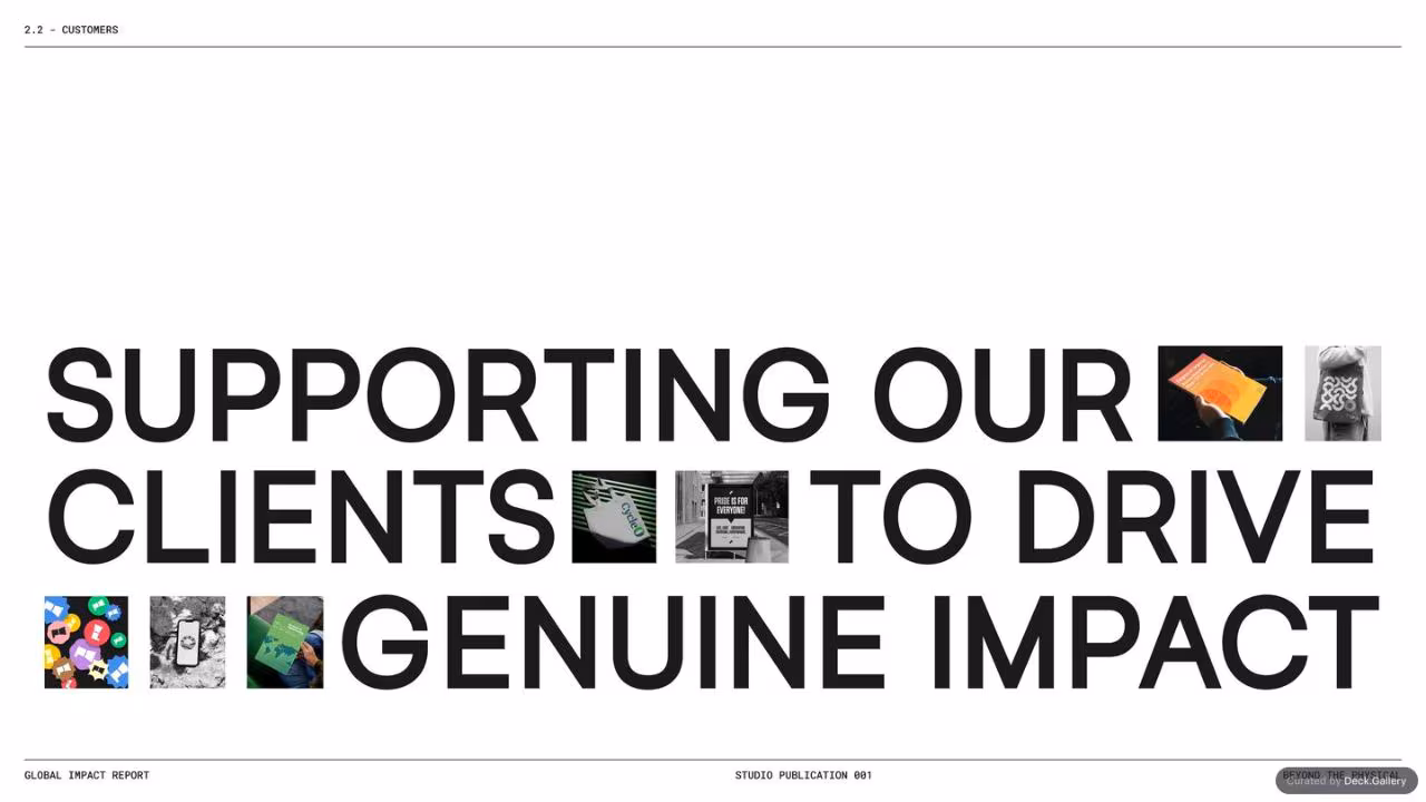 Geist*Studio Impact Report 2024, slide 20