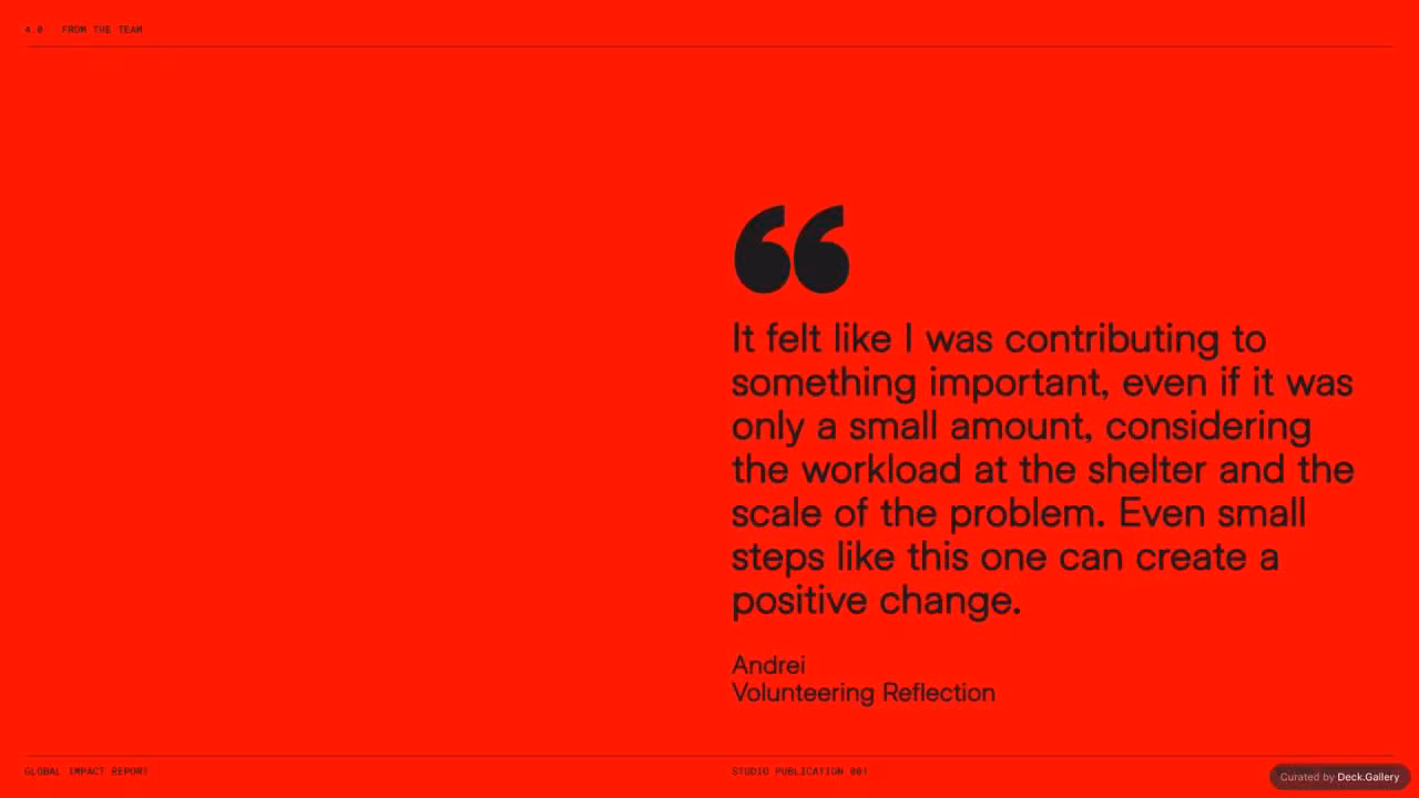 Geist*Studio Impact Report 2024, slide 24