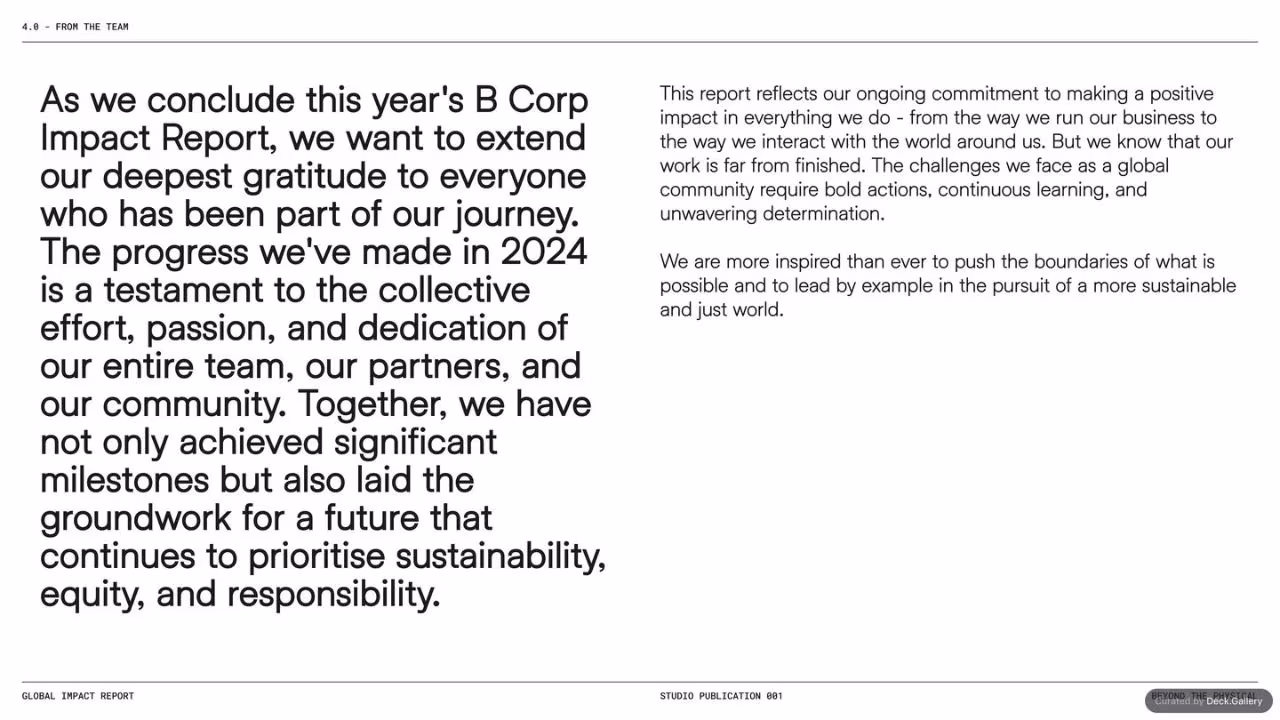 Geist*Studio Impact Report 2024, slide 34