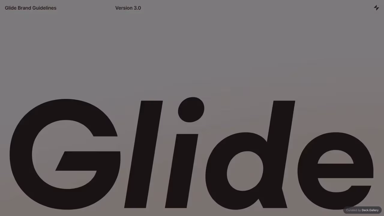 Glide Brand Guidelines 2025