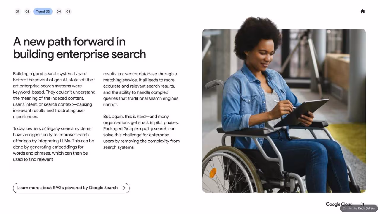 Google Cloud: AI Business Trends 2025, slide 31