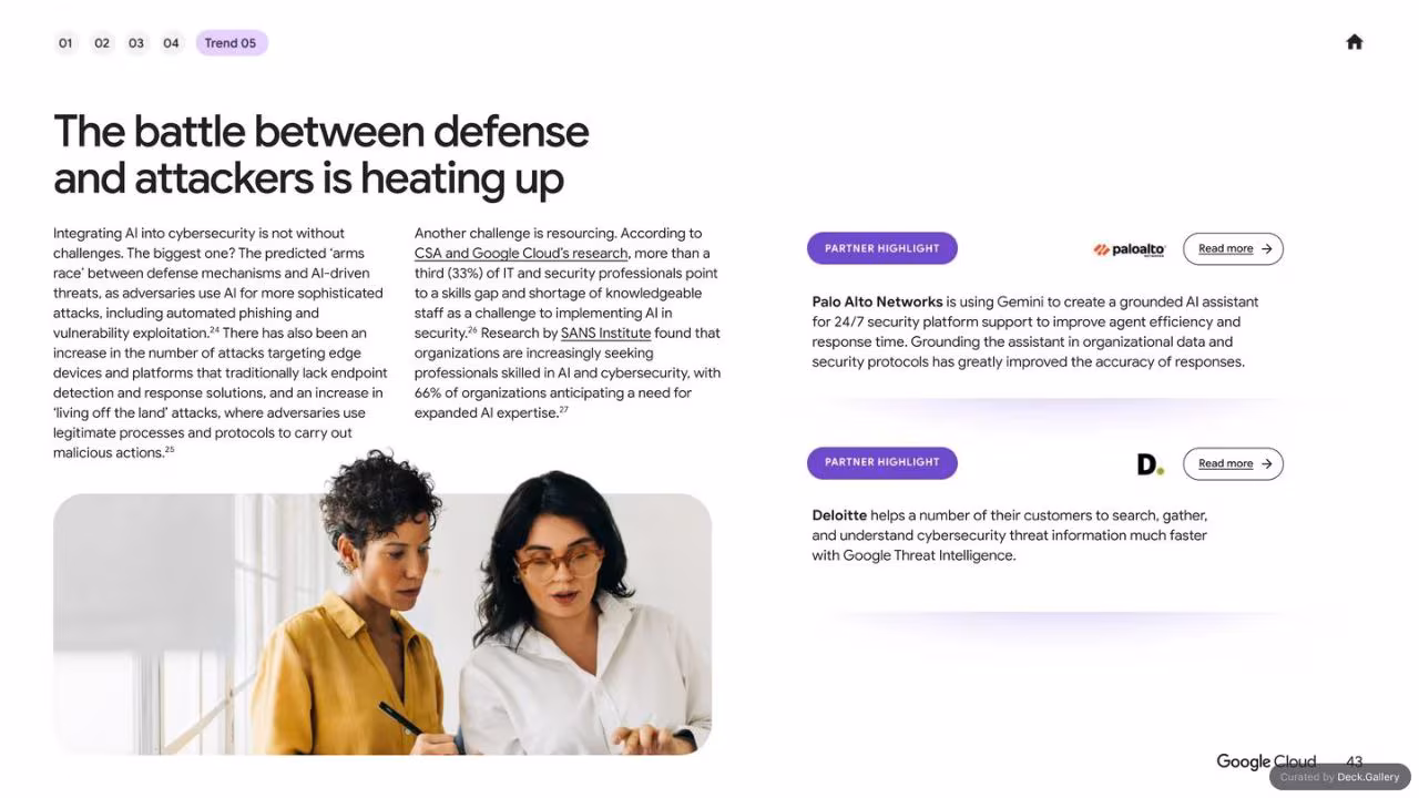 Google Cloud: AI Business Trends 2025, slide 43