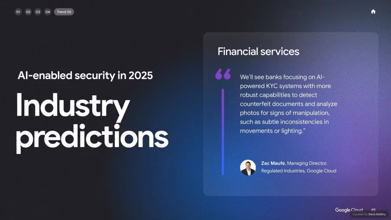 Google Cloud: AI Business Trends 2025, slide 45